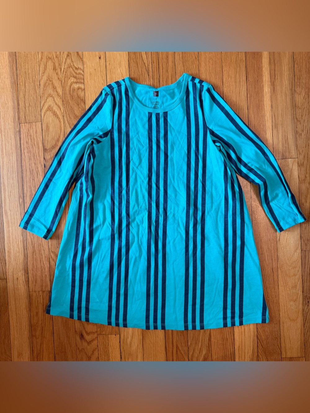 Tea Collection girls long sleeve striped dress size 6